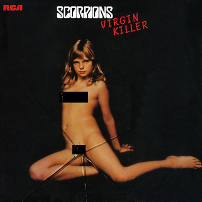 Banned Album Cover Art - Scorpions - Virgin Killer (1976) - original