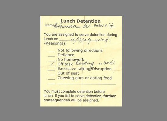 Detention Slips 10