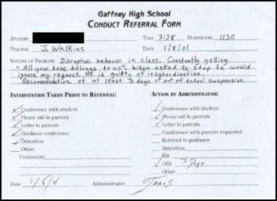 Detention Slips 13