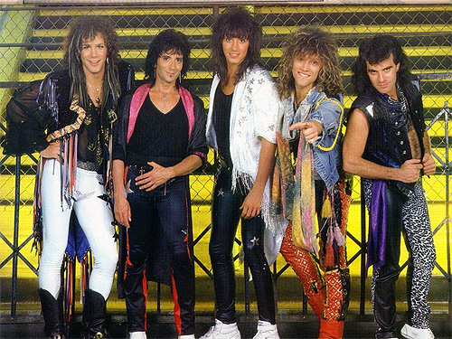 Glam Bands - Bon Jovi