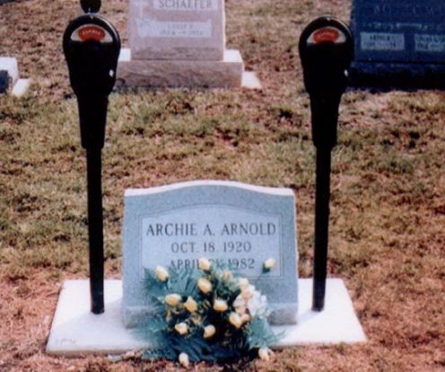 Gravestones Weird -  Traffic Warden