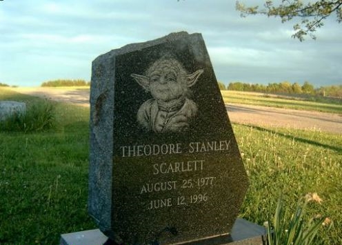 Gravestones Weird -  Yoda