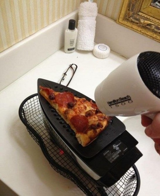Human Ingenuity - Iron Cooking Pizza