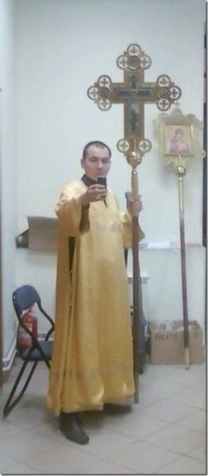 Human Ingenuity - Priest Selfie