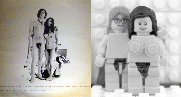 John Lennon & Yoko Ono LEGO