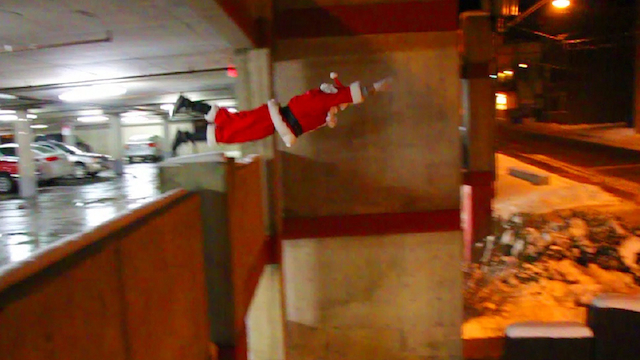 Parkour Santa