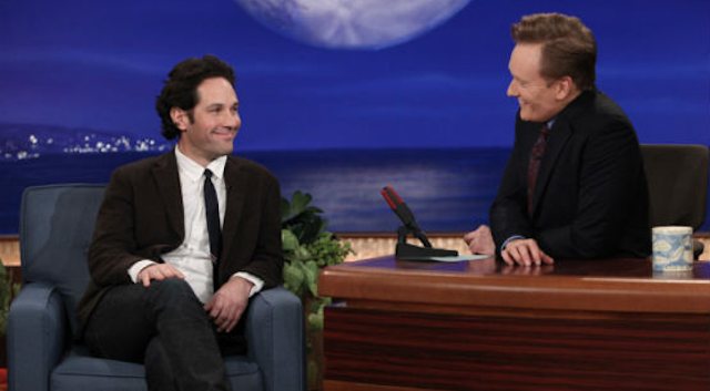 Paul Rudd Conan O'Brien Prank