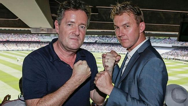 Piers Morgan Brett Lee