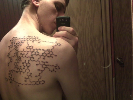 Science Maths Geek Tattoos - Fulvic Acid