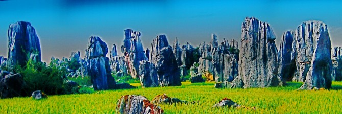 Weird Places - Stone Forest - China long