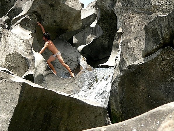 Weird Places - Vale da Lua Brazil - Moon Valley - Climber