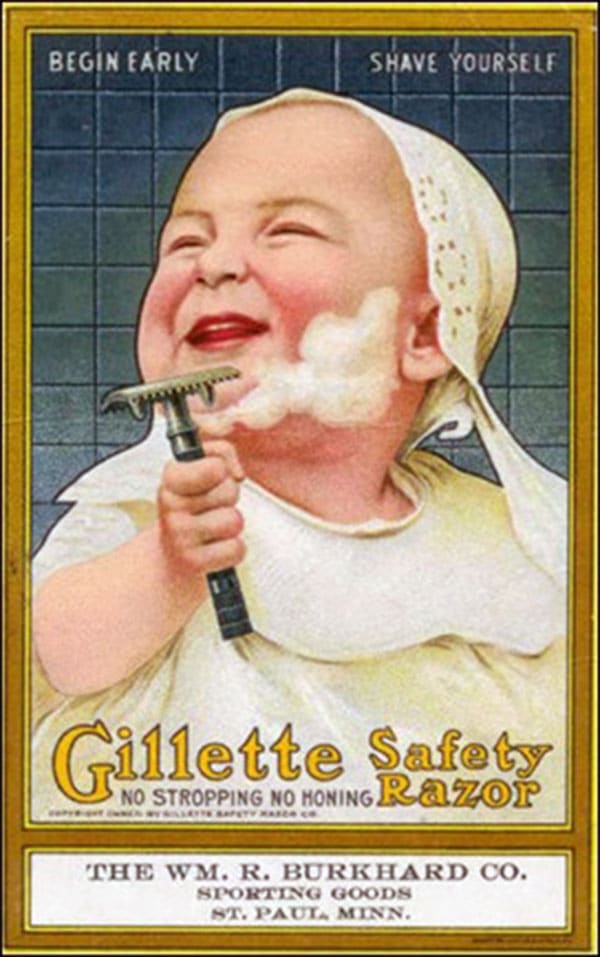 gilette baby advert