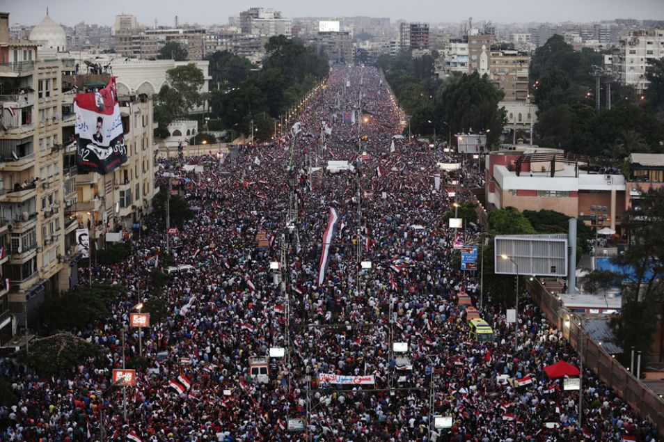 opponents morsi protest in cairo