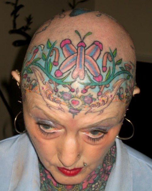 penis tattoo head