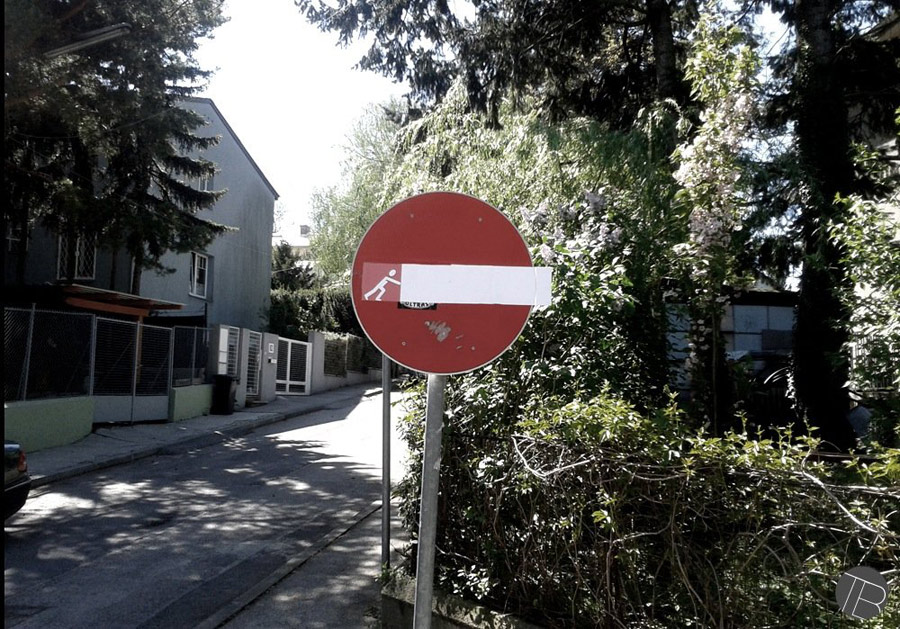 stop sign art