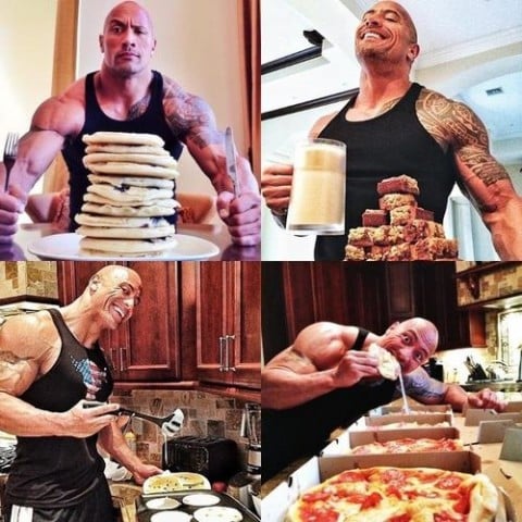 the rock cheat day