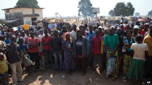 Central African Republic - camp