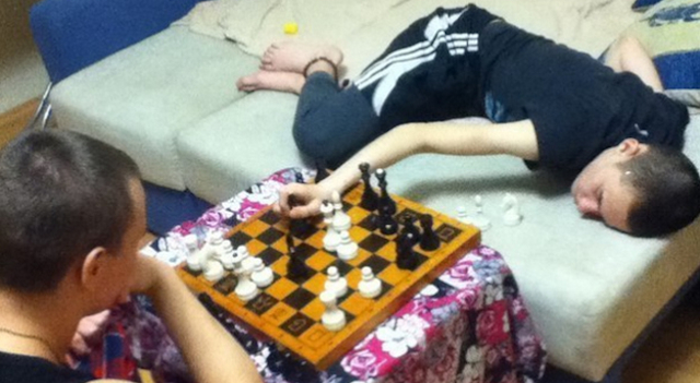 Chess With Drunk Guy