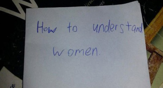 12 Year Old Boy Writes Perfect Advice For Understanding Women