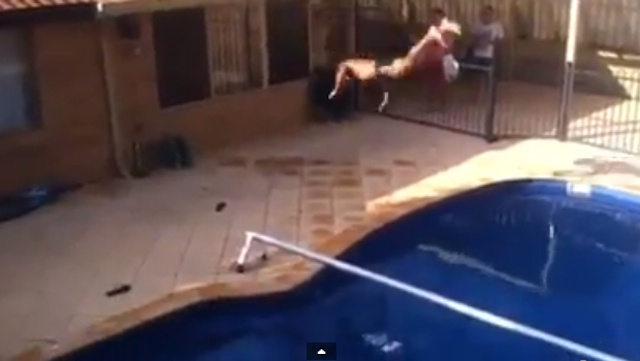 Insane Pool Backflip