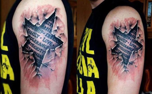 Optical Illusion Tattoo 13