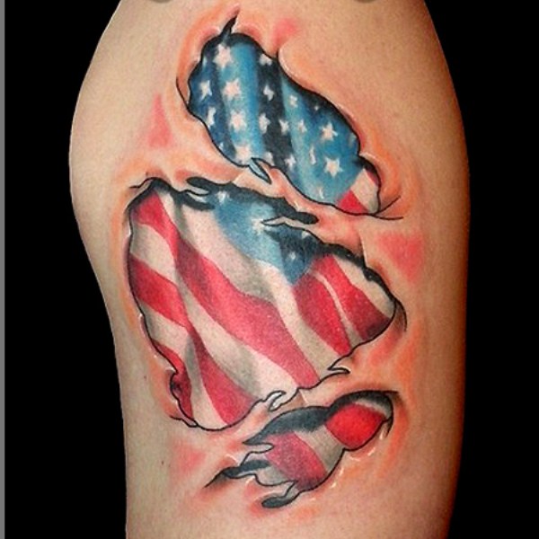 Optical Illusion Tattoo 2