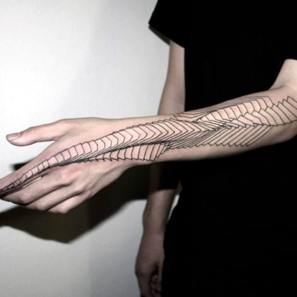 Optical Illusion Tattoo 4