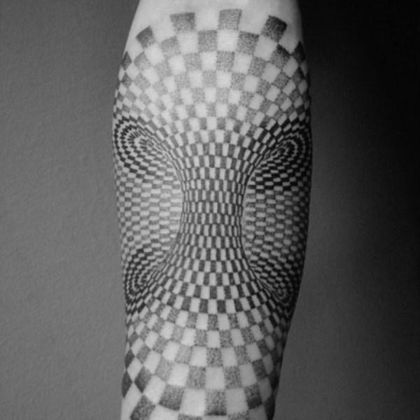 Optical Illusion Tattoo 5