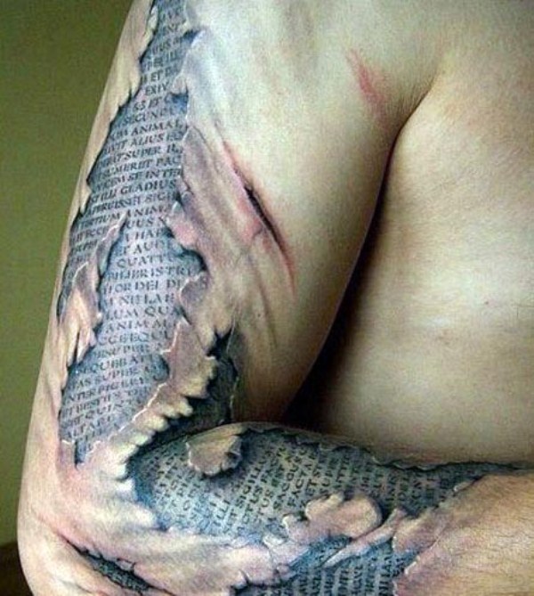 Optical Illusion Tattoos 23