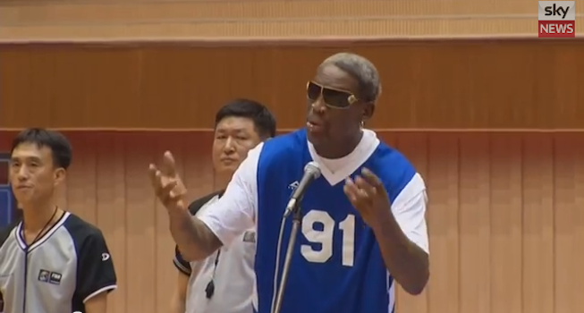 Dennis Rodman Happy Birthday Kim Jong Un