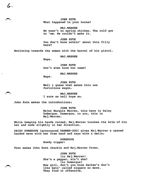 Hateful Eight Script Page 6
