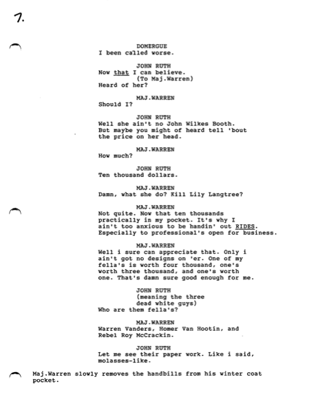 Hateful Eight Script Page 7