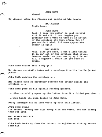 Hateful Eight Script Page 13