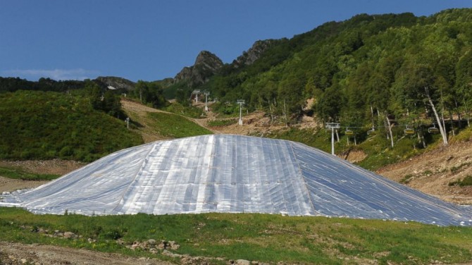 Sochi Olympics - Problems - Danger - Snow storage