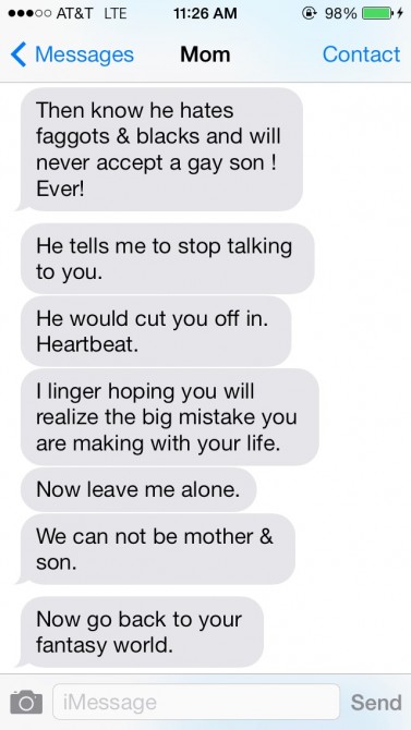 Texts From My Homophobic MOther 8