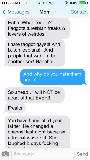 Texts From My Homophobic Mother 12