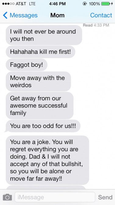 Texts From My Homophobic Mother 14