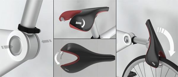 Top Cool Inventions - Saddle Bike Lock mechanism