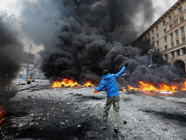 Ukraine - Riots - News - bomber