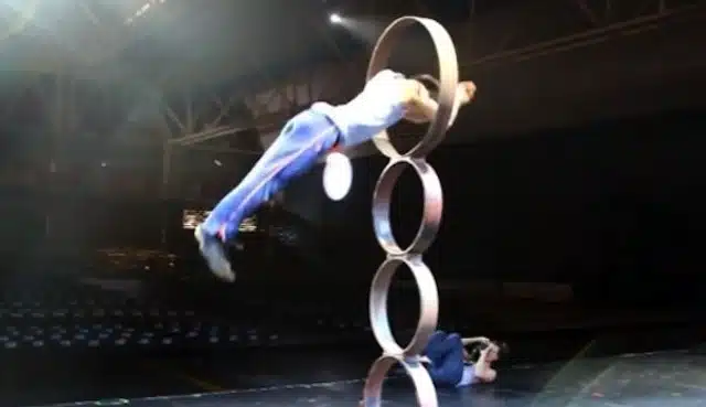 VIDEO: Chinese Acrobat Kai Hou Has Insane Skills