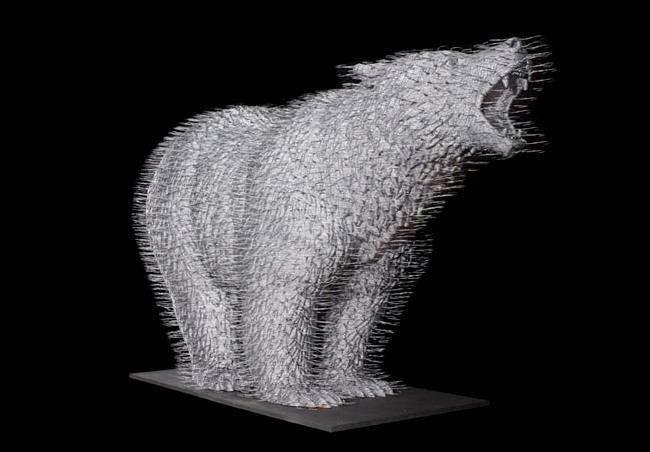 David Mach - Coathanger Art - Wild Thing 2009
