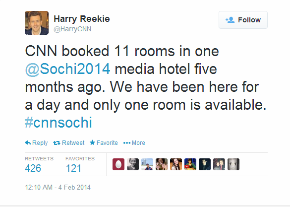 Journalist Live Tweet - Sochi - CNN reekie