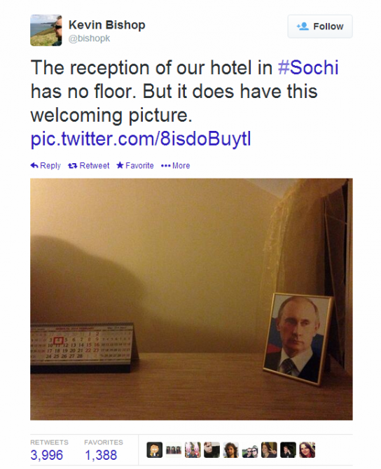 Journalist Live Tweet - Sochi - bishopk