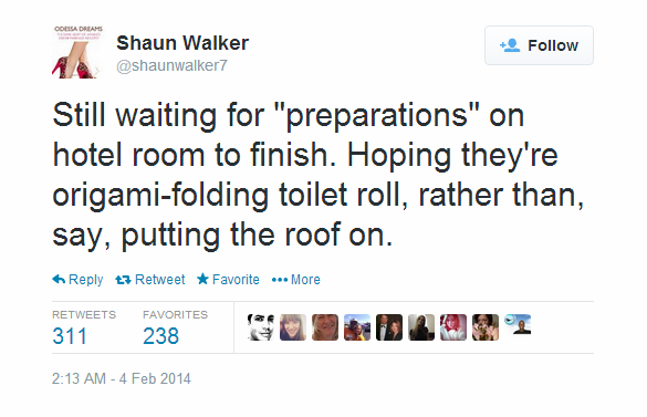 Journalist Live Tweet - Sochi - sean walker