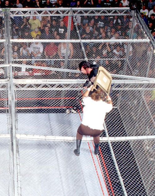 Mankind Undertaker Hell In A Cell 5