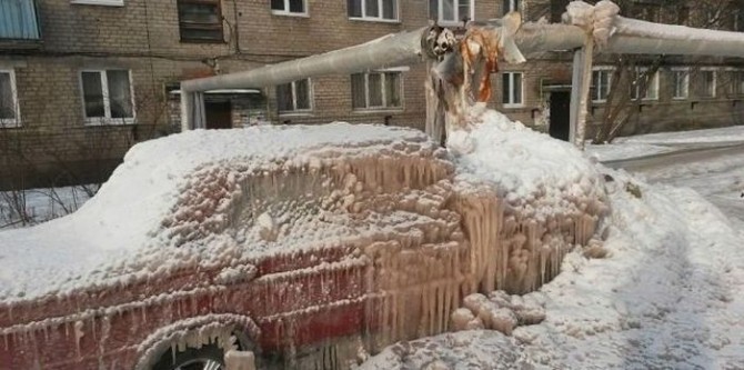 Russia With Love - burst pipe