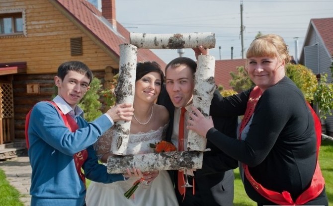Russia With Love - wedding wood