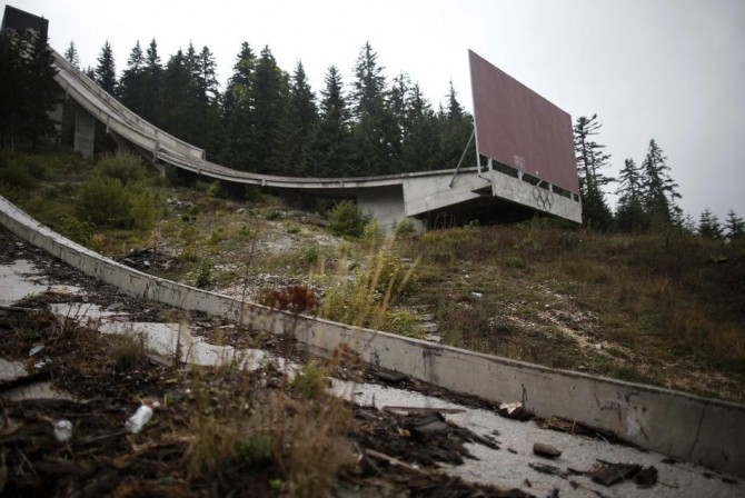 Sarajevo Winter Olympics - Abandoned - Ski Jump 2