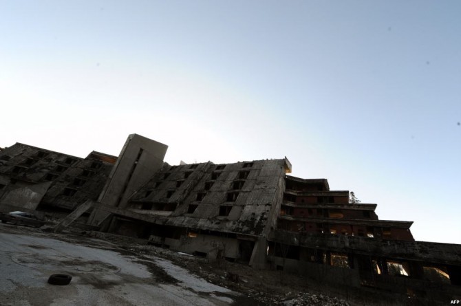 Sarajevo Winter Olympics - Abandoned - hotel