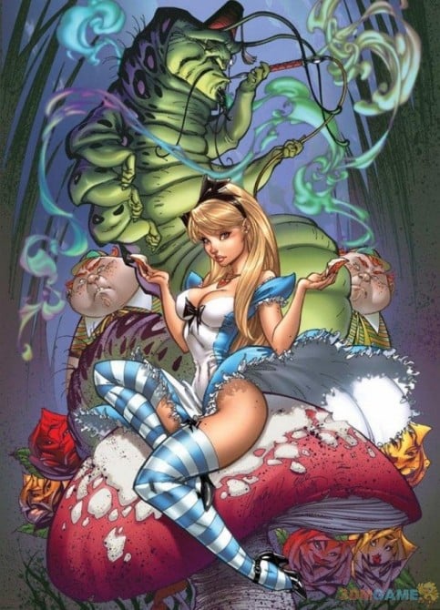 Tony Newland - Tattoo - Alice In Wonderland